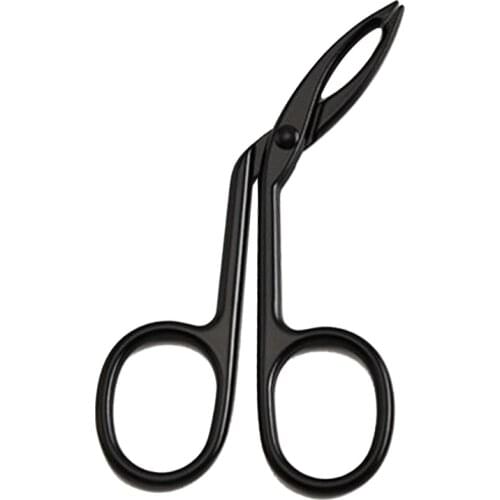 Scissors Shaped Bend Tip Makeup Tool Quick Removal Hair Plucker Multifunction Eyebrow Tweezers Cosmetic Hairgripping Portable