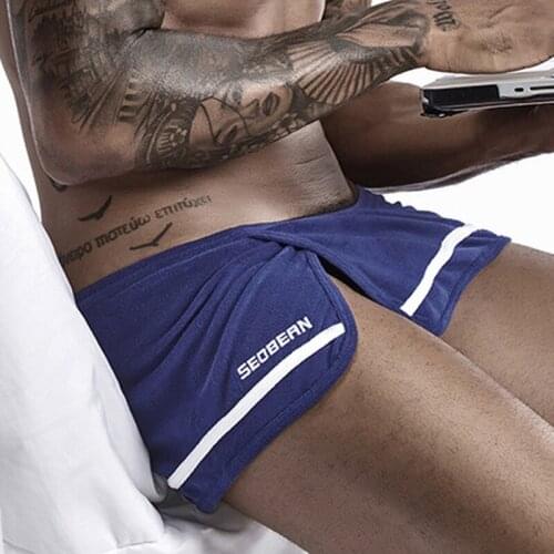 Men Running Shorts Sports Jogging Fitness Quick Dry Trunks Gym Shorts Sleep Bottoms Beachwear Plus Size Boxer Shorts Underwear