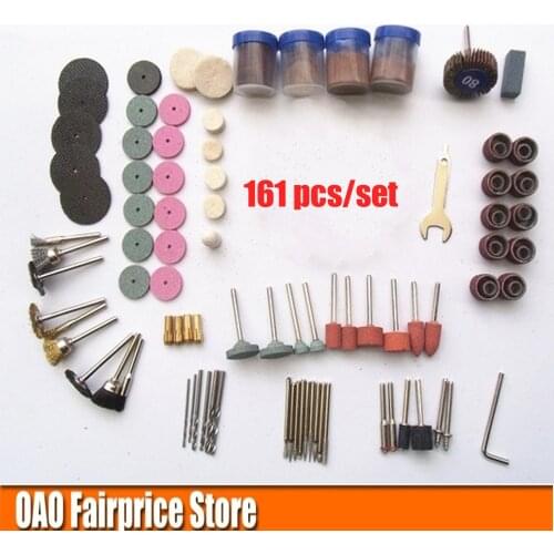 Electrical accessories set, Grinding tips, Resin cutting slice,Sandpaper ring Brush,Engraving milling cutter,shank diameter 3mm