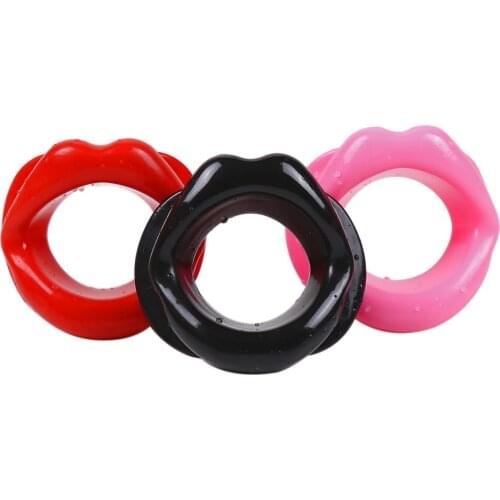 Cock Sucker Open Mouth Gag Erotic Toys Sexy Lip Oral Sex Gag Bondage Restraints Fetish BDSM Slave Adult Sex Toy for Couples