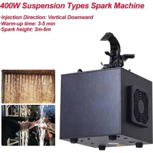 Remote Fireworks Machine DMX512 400W Suspension Types Spark Machine Cold Pyrotechnics Effects For Wedding Event DJ Disco Show