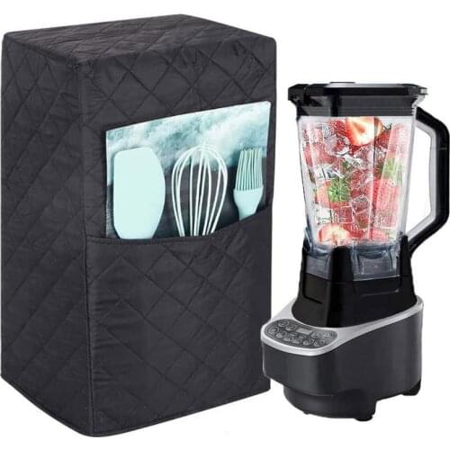 Blender Covers Dustproof Blender Cover With Storage Pocket For Blender Soymilk Machine Protective Cover Kitchen Accessories