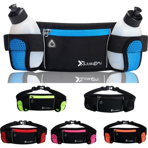 Sport Waist Bag For Woman/Man Trail Running Hydration Belt Pouch Cycling Jogging Bag With Bottle Phone Fanny Pack Fit Money Belt