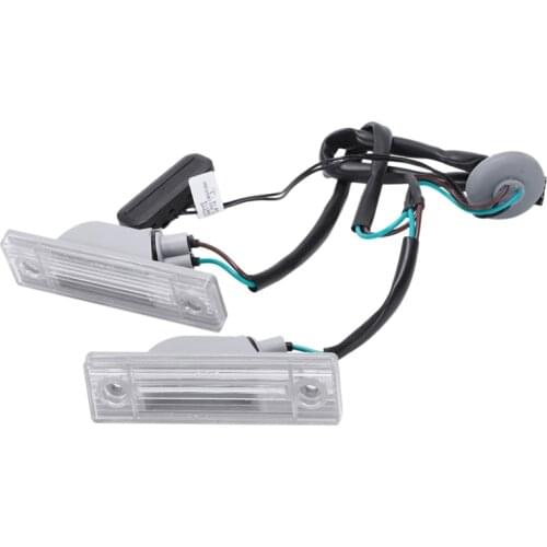 Rear Back License Plate Light With Trunk Switch Button For Cruze Chevrolet Number Plate