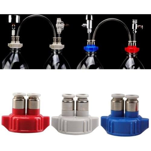 Aquarium CO2 System Pro Tube Valves Guage Bottle Cap Fish Tank Live Plant DIY Reactor Air Diffuser Generator Tool Parts C42