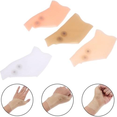 1PCS Waterproof Brace Soft SEBS Pain Relief Magnetic Thumb Support Elastic Corrector Therapy Hand Wrist Massage Glove