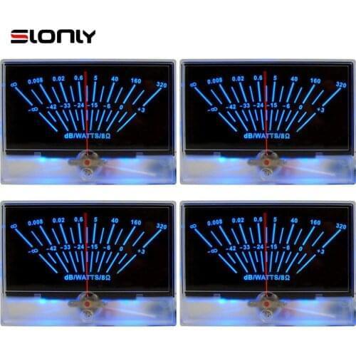 1pcs-6pcs P-134 High Precision Power Amplifier VU Meter Panel Front DB Level DAC Audio Power Sound Pressure Meter with Backlight