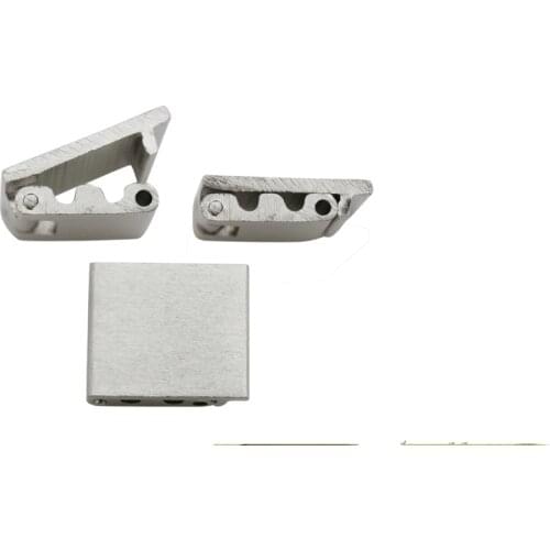 12PCs Stainless Steel Material Watch Band Clasp Solid Link Fold Over Double Clasps