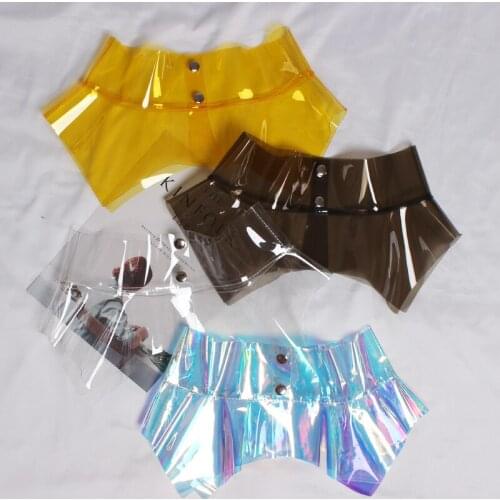 Summer New Fashion and Trends In The PVC Plastic Transparent Girdle Female Wide Trim T-shirt Shirts Belt Width Harajuku Belts
