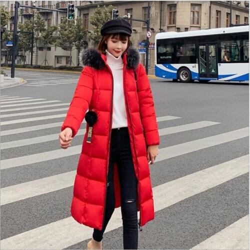 Winter Jacket Coat Women 2019 New Hot Hooded Slim Long Plus Size women Parkas Thicken Warm Lady Top female Coats 4XL Z151