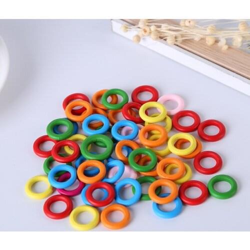 100pcs/lot Wooden Ring 15cm,2cm diameter Great for Jewelry Teethers Rings Toss Games cuentas de madera Wood Craft MR 005