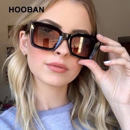 2021 Brand Designer Women Sunglasses New Fashion Square Sun Glasses For Ladies Vintage Traveling Shades Goggle UV400