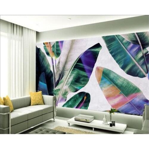 Beibehang Definition 3D Photo Wallpaper Southeast Asian Oil Painting Wall Cover Mural House Interior Wall Wallpaper behang