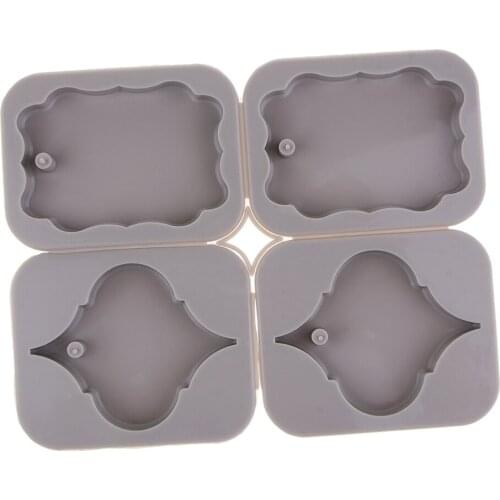4 Cavity Silicone Soap Mold DIY Peach Heart Candle Aroma Wax Tablets Mould