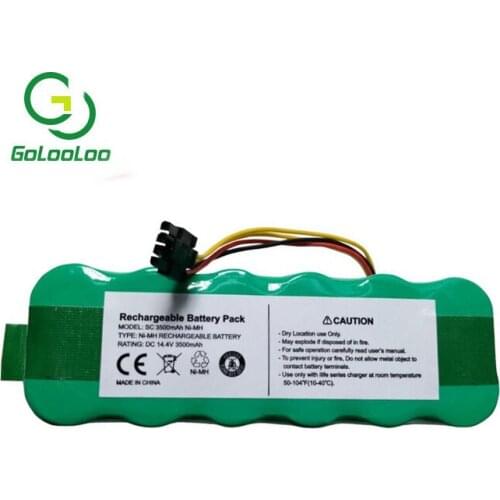 14.4V 3500mAh Cleaner Battery for Ecovacs Mirror CR120 batteria NI-MH Rechargeable for Dibea panda X500 X580 kk8 battery