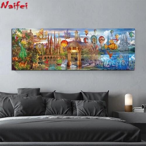 5D DIY Diamond Painting Fantasy Abstract Clementoni healthy Veggie Panorama Full Square Round Diamond Embroidery Large Decor