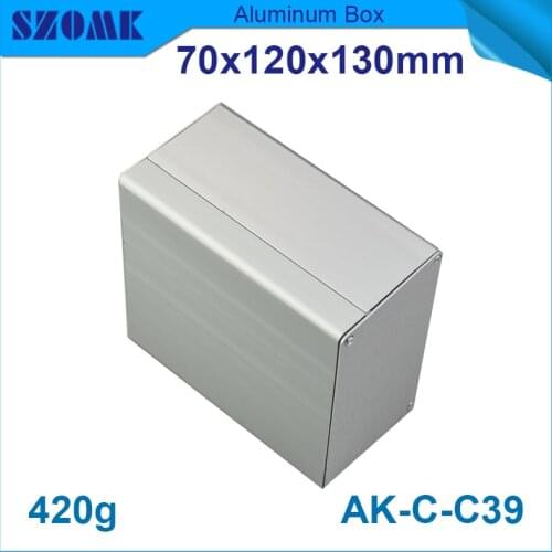 1 piece flush box aluminium tool case consumer electronics aluminum extrusions which in silver color and anodizing and powder