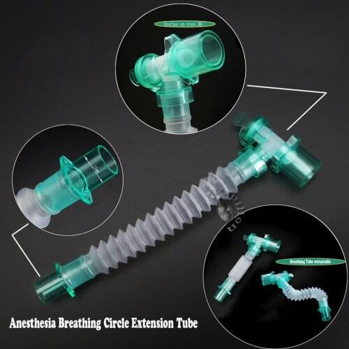 Anesthesia Breathing Circle Extension Tube Multi-function Rotary Joint Disposable Retractable Breathing Thread Pipe
