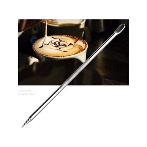Barista Cappuccino Espresso Coffee Decorating Latte Art Pen Tamper Needle Creative High Quality Fancy Coffee Stick Tools