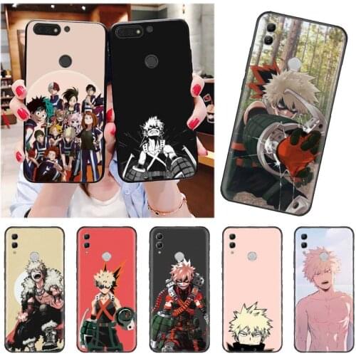 Katsuki bakugo my hero academia Phone Case For Huawei Honor 7C 7A 8X 8A 9 10 10i Lite 20 NOVA 3i 3e