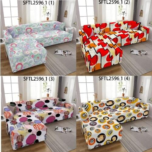Color printing large sofas Plaid on the sofa fondas sofas with long chair sofa cover l shape Armchair cover corner sofa cover