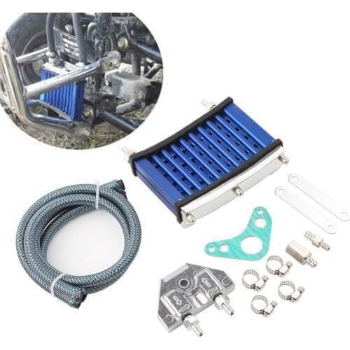 Oil Cooler Cooling Radiator For 125cc 140cc 150cc Motorcycles Dirt Pit Bikes ATV Blue