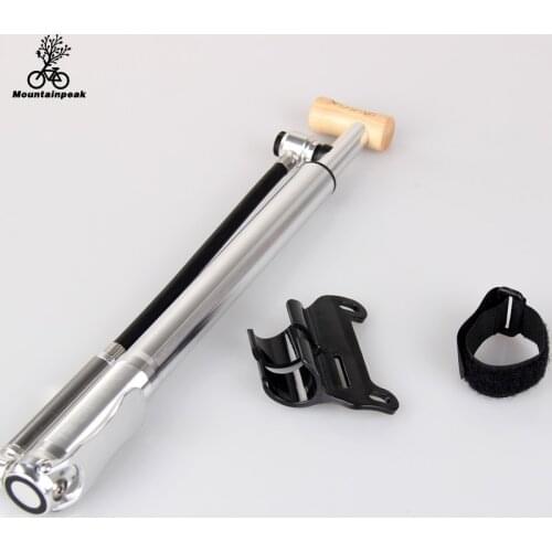 Mountainpeak portable CNC high quality aluminum alloy high pressure tube light and durable bicycle riding bicycle pump