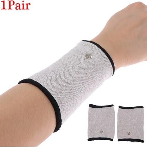 For Phycical Therapy Electrotherapy Unit Conductive Silver Fiber Electrode Therapy Wrist Pads