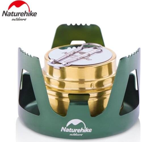 Naturehike Mini Camping Stove Ultralight Outdoor Picnic Alcohol Stove Head Bearing 5kg Portable Camping Cookware Equipment