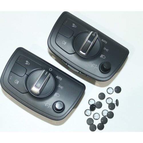 Genuine headlight switch headlamp knob adjustment button for Audi A6L A7 cover knob