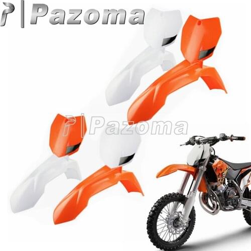 ABS Plastic Front Fender Front Number Plate for 250 SX-F 250 XCF-W 450 SX-F 250 XC-F 150 XC 2013-2015