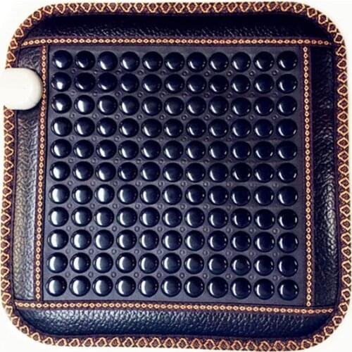 Hot Sale 220V Heating Cushion Natural Tourmaline Jade Mat Cushion Pain Muscle Relief Office Car Heated Seat Cushion Seat
