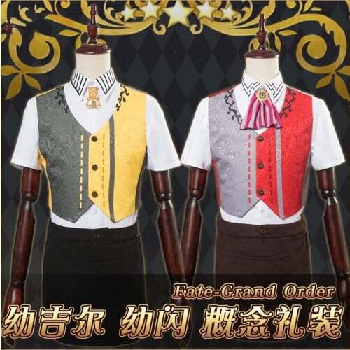 Hot Game Fate Grand Order Young Gilgamesh Alexander Cosplay Costume halloween costumes for women
