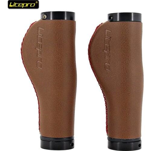 Litepro Bicycle Grips Road Bike PU Leather Handlebar Grips 22.2m Comfortable MTB BMX Handle Bar Cover Cycling Parts