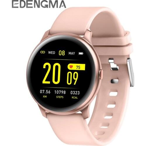 Smartwatch pedometer smart fitness bracelet tracker heart rate blood pressure measurement music control for Android iOS watch