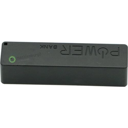 USB replacement batteries for phones Case Kit 18650 solar panel box kit shell Black DIY Kit