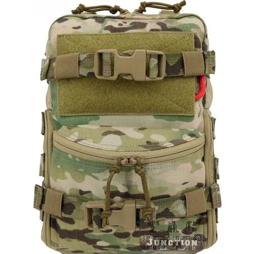 Tactical MOLLE Mini MAP Modular Assault Pack Quick Detach Hydration Pack Multi-Purpose Mission Adaptable Platform Backpack MC
