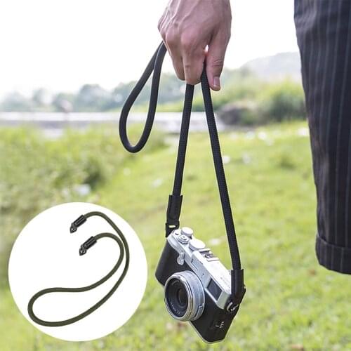 Universal SLR Camera Strap for Nikon Sony Cannon Fuji Leica Shoulder Strap Neck Belt Lanyard Retro Nylon Rope Camera Accessories