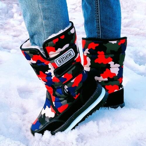 Winter Snow Boots Women Shoes Thick Increased 2020 Winter New Warm Comfortable Casual Boots Waterproof Ultralight Footwear