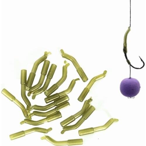 1sets Silicone Hose Anti-Tangle Fishing Hair Rigs Carp Fishing Line Aligner Fish Hanger Sleeves Floating Fishing Aligner