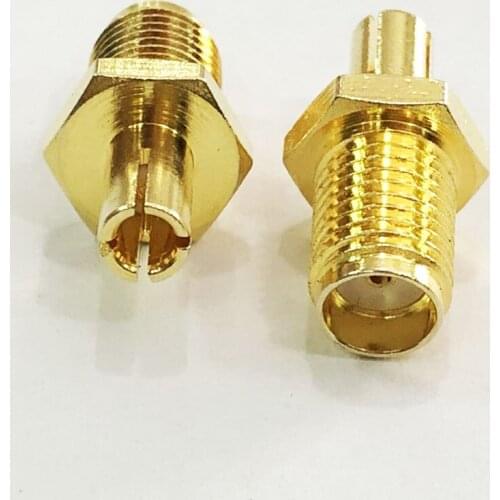 10pcs Gold Plated TS9 Male to SMA Female Jack RF Coax Cable Adapter Connector