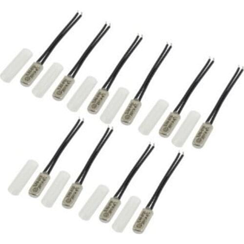 10 Pcs TLRS-9700 45C NC Temperature Control Switch Thermostat Bimetal Disc