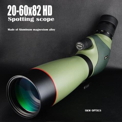 2020 Freeshipping SKWoptics 20-60x82 Telescope Ultra HD Terrestre sniper Hunting Spotting TeleScopes