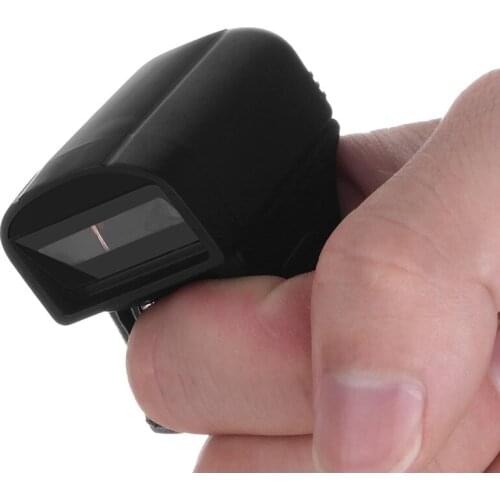 2D CMOS Bluetooth Mini size Wireless finger barcode scanner wareable Ring Barcode reader with memory portable QR code reader