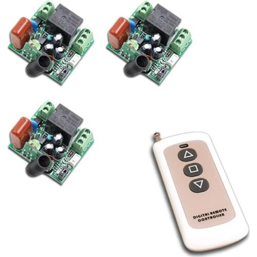 AC 220V 10A 315MHZ/433Mhz Wireless Remote Control Switch RF Switch Radio Control Switch 1CH Mini Relay Receiver Transmitter