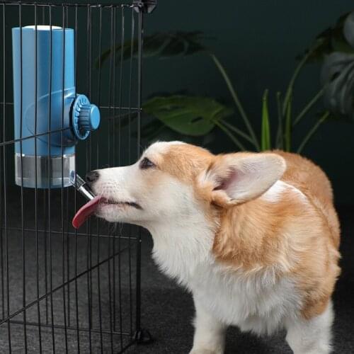 Pet Automatic Drinking Bottle Feeder Dog Water Dispenser Hanging Cage Leak Proof Feeding Bottles for Puppy Cats Hamster Rabbit