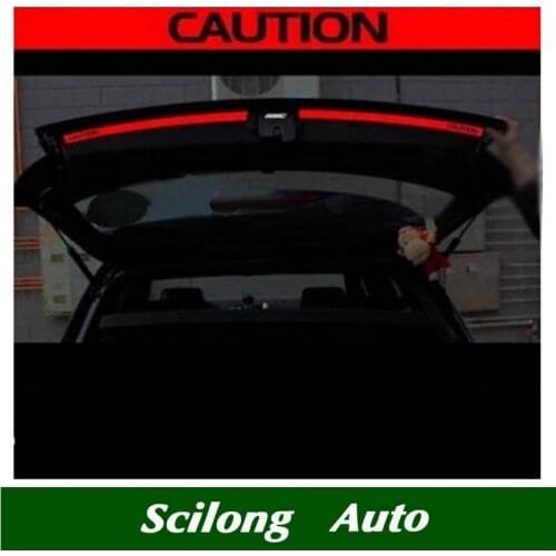 Car rear Trunk safety warning alert stickers fit for vw volkswagen tiguan golf6 polo touareg Lavida 2pcs/set