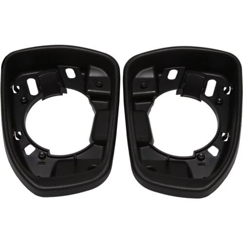 Side Mirror Frame Glass Holder Door Wing Glass Surround Trim Matte for Ford Mondeo MK5 MKV 5 V 2013-2019 Black