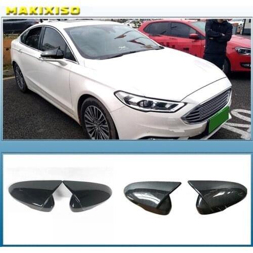 Loyalty Sideview Mirror Cover for Ford Mondeo/Fusion 2013 2014 2015 2016 2017 2018 M4 Style Carbon Fiber Car Accessories