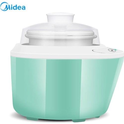 Midea Electric Slow Cooker White Porcelain Yogurt Birds Nest Stew